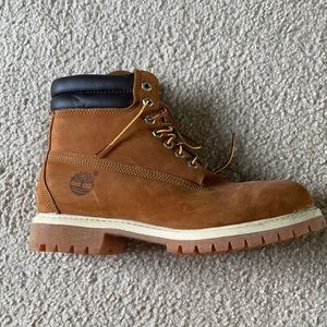 Selling timberland boots. Worn twice. Bought for $150 selling for $70. Size 9